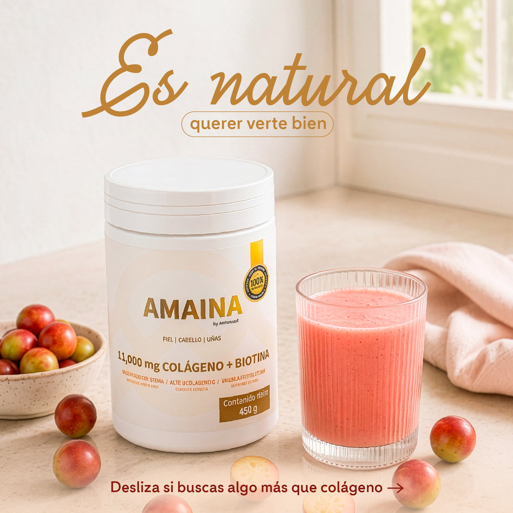 Amaina, colágeno con superalimentos amazónicos