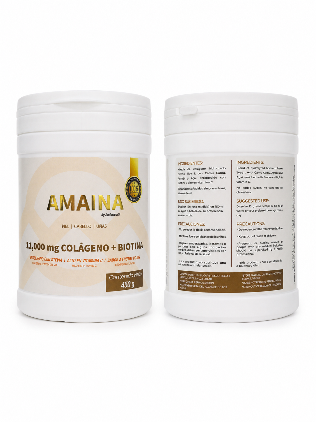 Amaina, colágeno con superalimentos